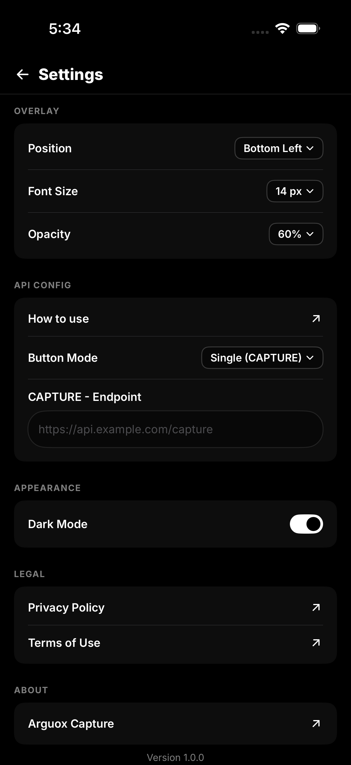 Overlay & API